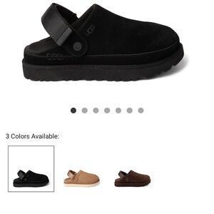 UGG women’s golden star clog black size 8